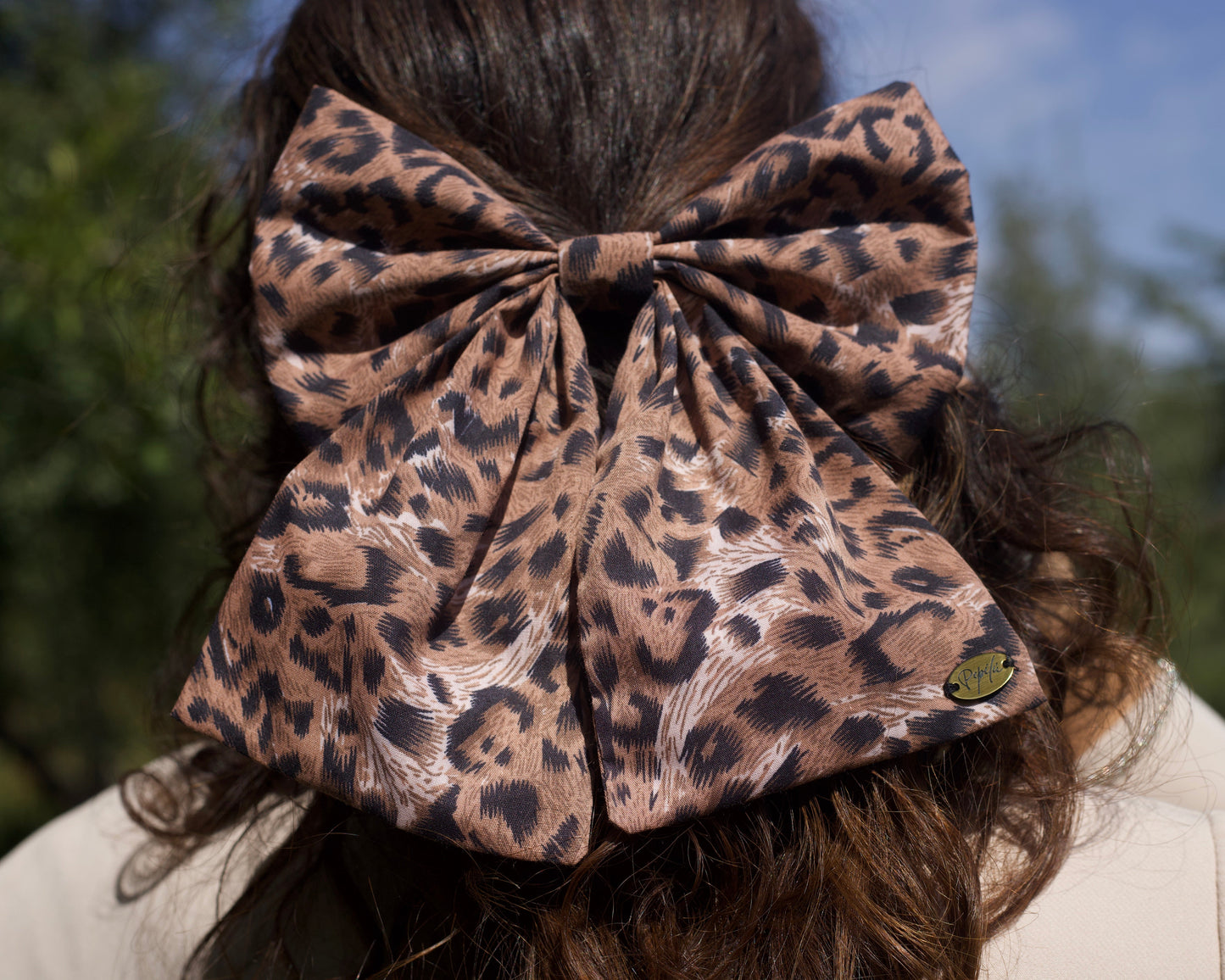 Lazo Carmen Animal Print Brown