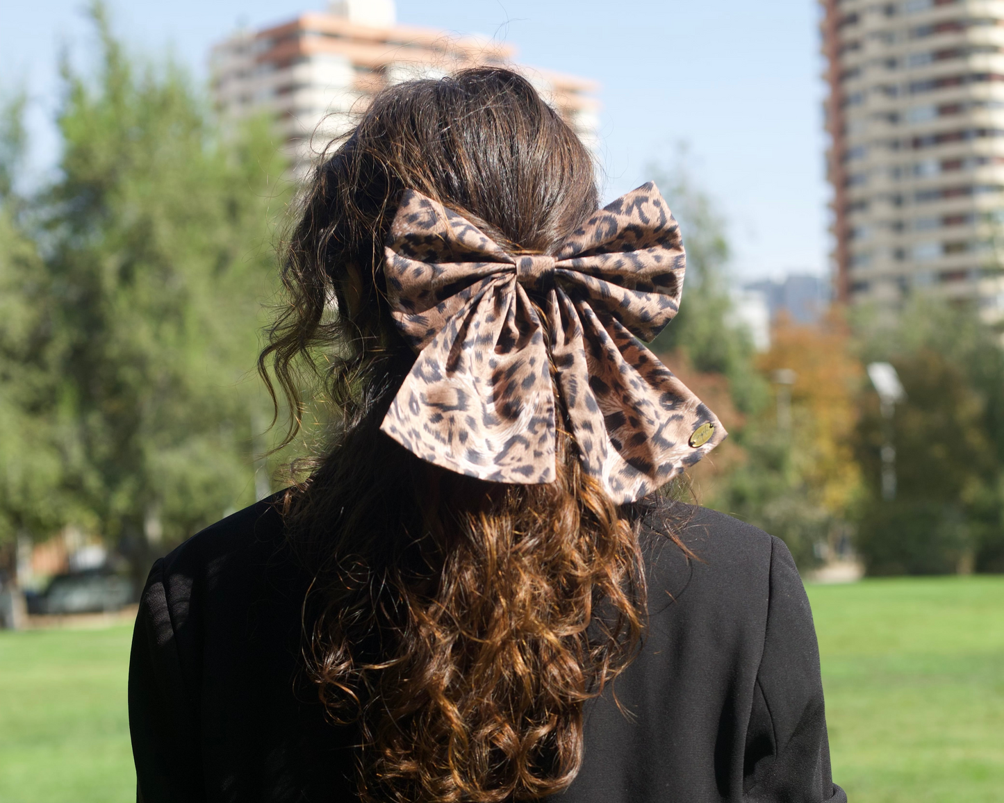 Lazo Carmen Animal Print Brown