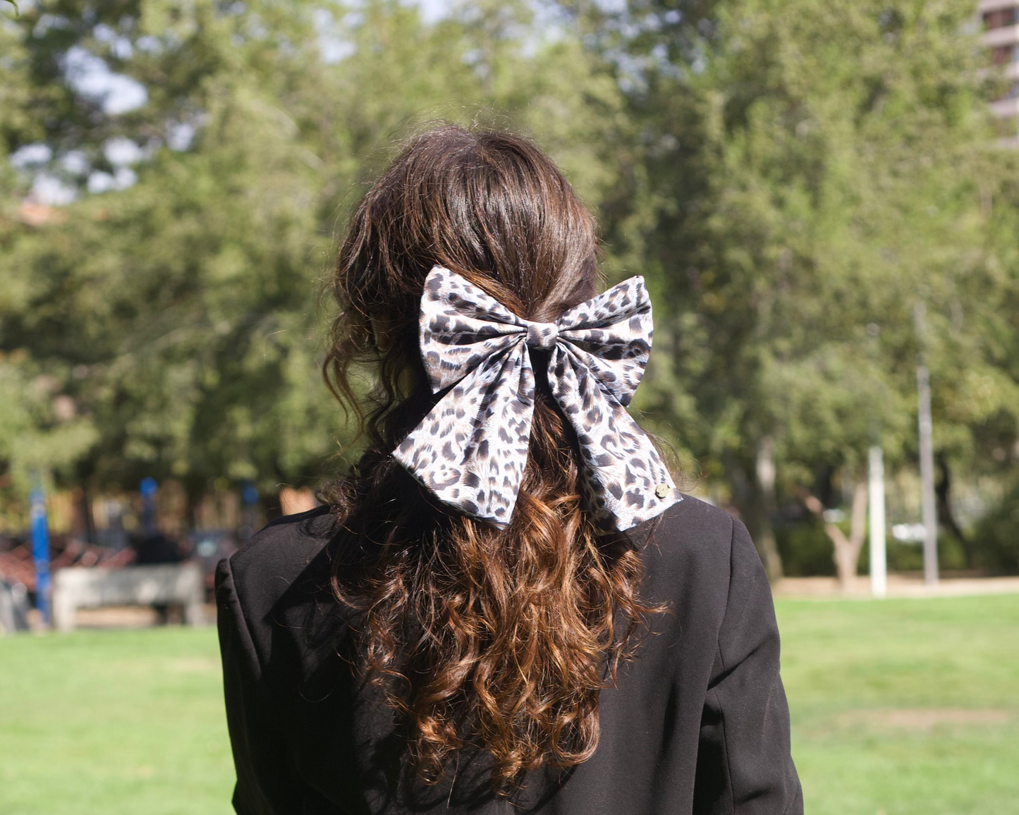 Lazo Carmen Animal Print Grey